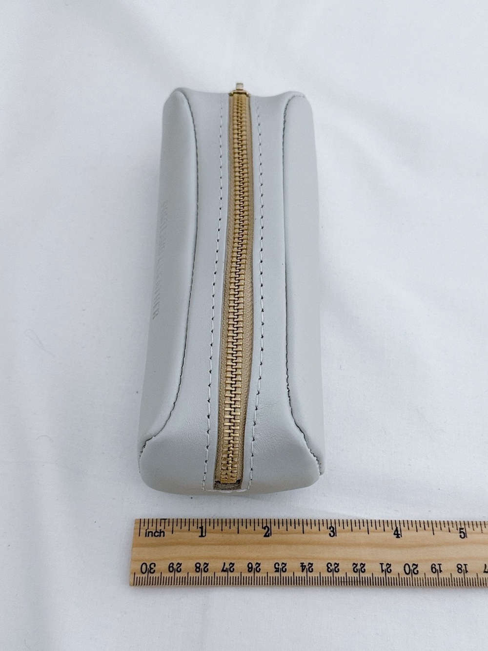 NEW Portland Leather Goods Ballpark Pouch in Mystery Shade White Great Gift Idea - Picture 3 of 12